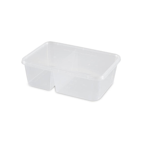 750ml Rectangle 2 compartment (300 set)