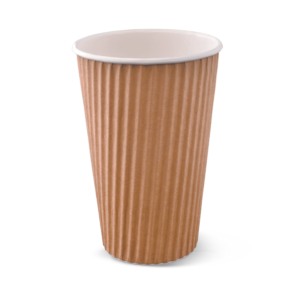 16OZ WRAP CUP-BROWN (500PCS)