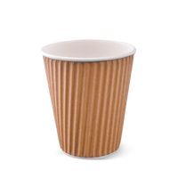 12OZ WRAP CUP-BROWN (1000PCS)