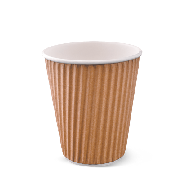 12OZ WRAP CUP-BROWN (1000PCS)